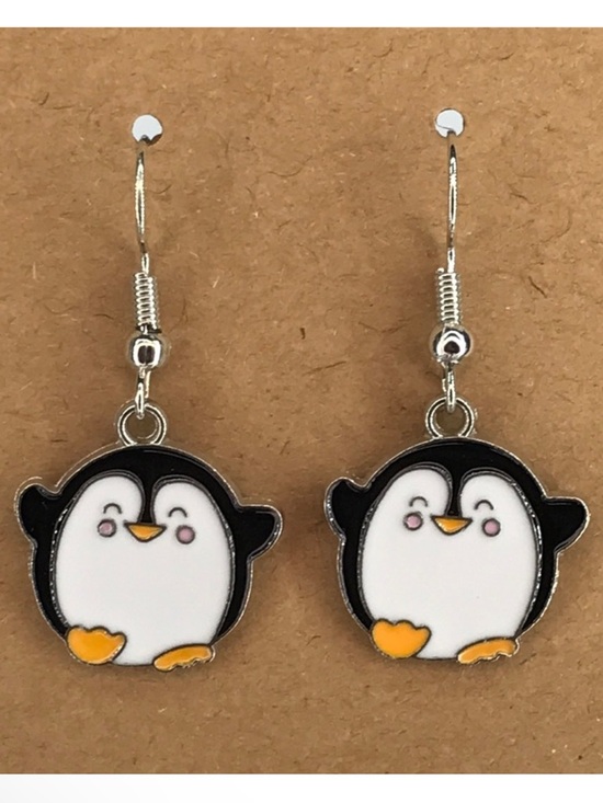 Fashion Jewelry Jewelry - Penguin Shape Pendant Charm Earrings Fashion Jewelry